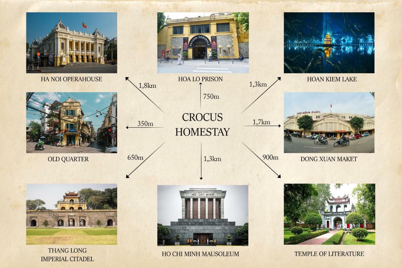 Hanoi Crocus Homestay المظهر الخارجي الصورة